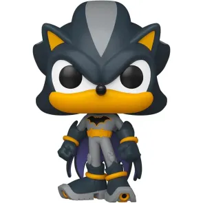 DC's Justice League and Sonic the Hedgehog POP! Movies Vinyl Figuren Shadow/Batman 9 cm