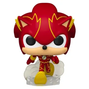 DC x Sonic the Hedgehog POP! Heroes Vinyl Figur Sonic as The Flash 9 cm