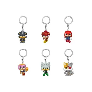 Sonic the Hedgehog POP! Vinyl Schlüsselanhänger 4 cm Display (12)