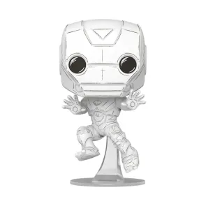 Marvel POP! Vinyl Figur Sketched - Iron Man 9 cm