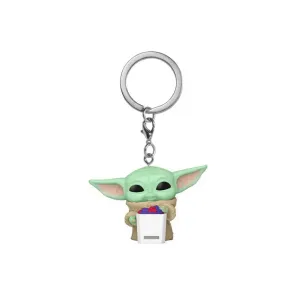 Star Wars: The Mandalorian and Grogu Pocket POP! Vinyl Schlüsselanhänger 4 cm Grogu with Popcorn Display (12)