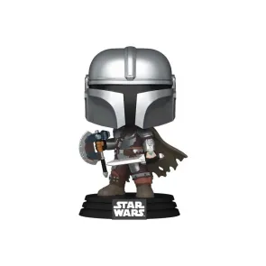 Star Wars: The Mandalorian and Grogu POP! Vinyl Figur The Mandalorian (Dual Wield) 9 cm