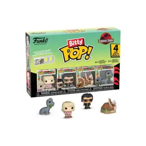 Jurassic Park Bitty POP! Vinyl Figuren 4er-Pack Triceratops 2,5 cm