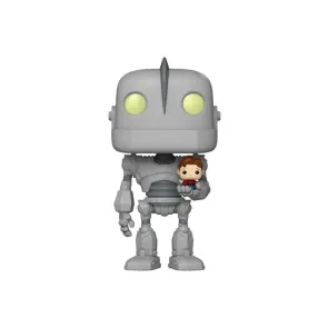 Der Gigant aus dem All Super Sized POP! Animation Vinyl Figur Iron Giant w/Hogarth 15 cm