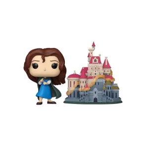 Die Schöne und das Biest POP! Town Vinyl Figuren Belle with Castle 9 cm