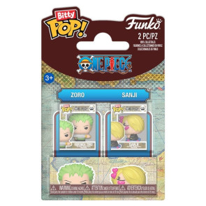 One Piece POP! Vinyl Figuren 2er-Pack Zoro & Sanji 2 cm