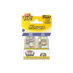 Minions POP! Vinyl Figuren 2er-Pack Bride Kevin & Eye, Matie 2 cm