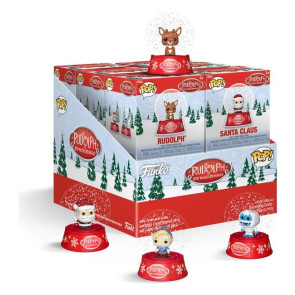 Rudolph mit der roten Nase Mystery Minis Schneekugeln 12 pc 5 cm Blind Box Display (12)