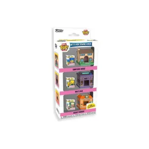 Die Simpsons Bitty POP! Towns Vinyl Figuren 3er-Pack Springfield