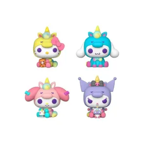 Sanrio POP! Vinyl Figuren 4-Pack Hello Kitty Unicorn Outfit Black Friday Bundle 9 cm