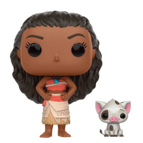 Vaiana POP! Disney Vinyl Figur Vaiana & Pua 9 cm