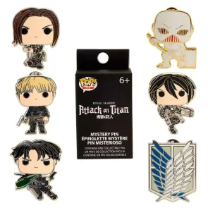 Attack on Titan Loungefly Ansteck-Pins Blind S4 Character Display (12)