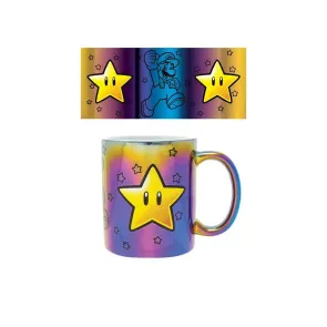 Super Mario Metallic Tasse Star Power
