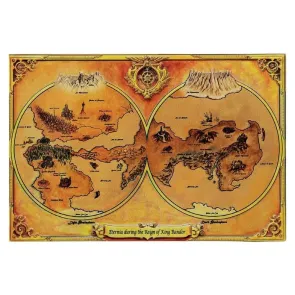 Masters of the Universe Replik Metal Map of Eternia Limited Edition 10 x 15 cm