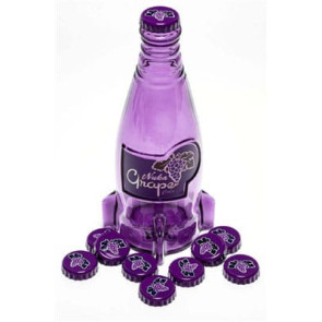 Fallout Bottle Series Replik Glass Bottle & Cap Nuka Cola Grape