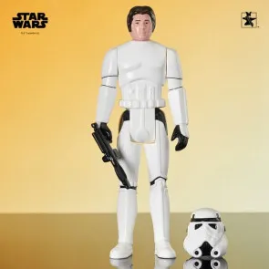 Star Wars Episode IV Jumbo Vintage Kenner Actionfigur Han Solo in Stormtrooper Disguise 2021 Premier Guild Membership Gift 30 cm