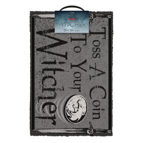 The Witcher Fußmatte Toss a Coin 40 x 60 cm