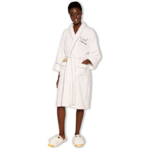 Harry Potter Girlie Fleece-Bademantel Hedwig