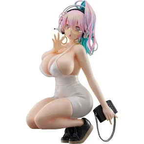Super Sonico Pop Up Parade PVC Statue Super Sonico: 15th Mini Dress Ver. L Size 20 cm               