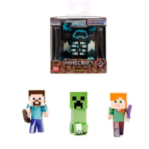 Minecraft Nano Metalfigs Diecast Minifiguren 6 cm Sortiment (12)