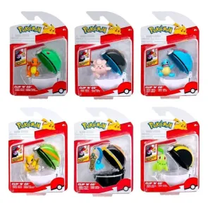 Pokémon Clip 'n' Go Minifiguren Poké Balls ver. 22 Sortiment (6)