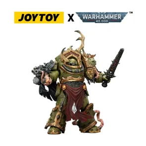 Warhammer 40,000 Actionfigur Death Guard Blightlord Terminator 3 with Combi-bolter and Bubotic Blade 14 cm