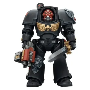 Warhammer 40,000 Actionfigur Black Templars Terminator 1 with Power Sword and Storm Bolter 14 cm