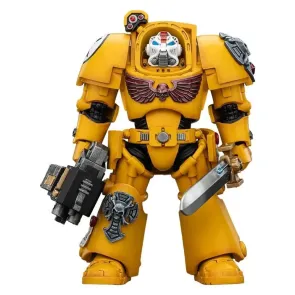 Warhammer 40,000 Actionfigur Imperial Fists Terminator 1 with Power Sword and Storm Bolter 14 cm