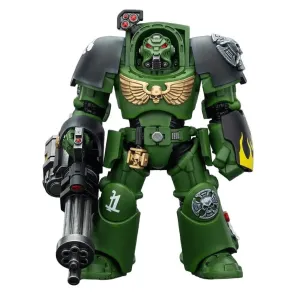 Warhammer 40,000 Actionfigur Salamanders Terminator 3 with Power Fist and Assault Cannon 14 cm