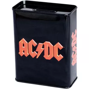 AC/DC Metall Spardose Logo