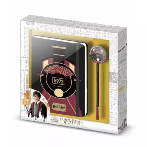 Harry Potter Notizbuch mit Kugelschreiber Geschenk-Set Hogwarts Express
