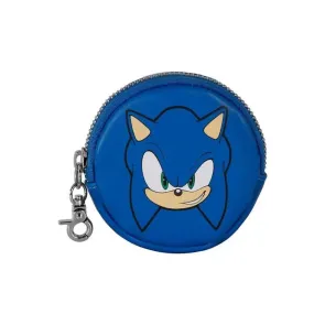 Sonic - The Hedgehog Face-Cookie Geldbörse SEGA Blue