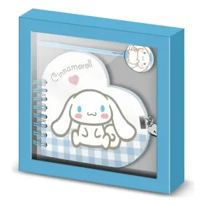Sanrio Heart Diary & Pen Geschenk-Set Cinnamoroll Vichy Multicolour