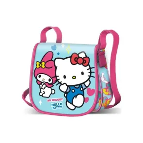 Sanrio Mini Muffin Crossbody Tasche Hello Kitty Friendship Blue