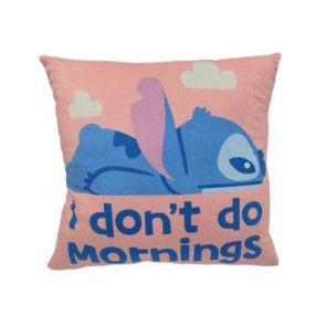 Lilo & Stitch Kissen Stitch I don't do mornings 40 cm