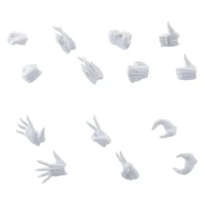 Megalomaria Unlimited Universe Model Kit Zubehör-Set Ex Hand Unit Female Type A WHITE Ver.