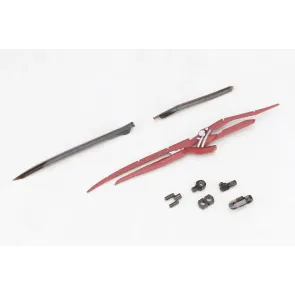 Kotobukiya M.S.G. Zubehör-Set für Plastic Model Kits Virtuous Style 15 Silhouette Sword Deep Red Ver. 14 cm
