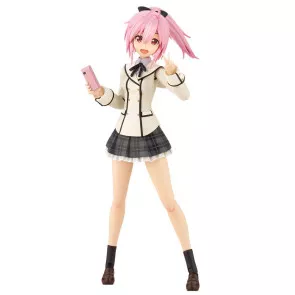 Sousai Shojo Teien Plastic Model Kit 1/10 Ao Gennai Wakaba Girls' High School Winter Clothes Dreaming Style Monochrome 16 cm