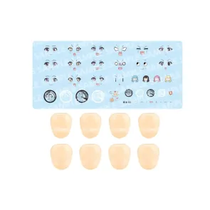 Sousai Shojo Teien Model Kit Zubehör-Set 1/10 Customized Face & Decal Set Vol. 5 Designed by Raguhonoerika For Madoka Yuki A