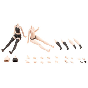 Sousai Shojo Teien Zubehör Set für 1/10 Actionfiguren Dress Up Body Color C Size S