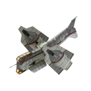 Evangelion: 3.0 Plastic Model Kit 1/100 Vertical Take-Off & Landing Aircraft YAGR-N101 (Reproduction) 19 cm