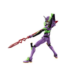 Evangelion: 3.0 + 1.0 Thrice Upon a Time Plastic Model Kit 1/400 Evangelion Test Type-01 with Spear of Cassius 19 cm