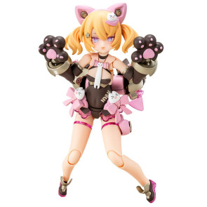 Megami Device Plastic Model Kit 1/1 Puni Mofu Kuro Mao 14 cm