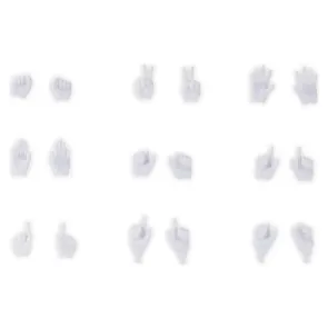 Megami Device M.S.G. Zubehör-Set für Plastic Model Kits 1/1 09 Hand Set Skin Color White
