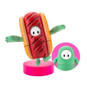 Fall Guys Pack 03 Mint Chocolate / Hot Dog Skin Actionfigur 8 cm