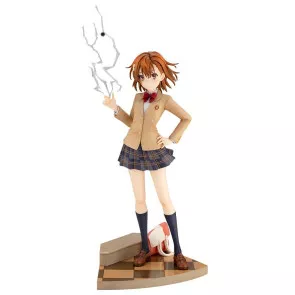 A Certain Scientific Railgun T PVC Statue 1/7 Misaka Mikoto 15th Anniversary Ver. Kotobukiya Luxury Ver. 30 cm
