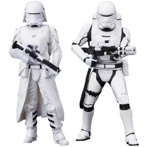 Star Wars VII First Order Snowtrooper & Flametrooper ARTFX+ Statuen Doppelpack 18 cm