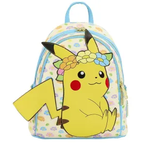 Pokemon by Loungefly Mini Rucksack Sleeping Pikachu Floral Crown