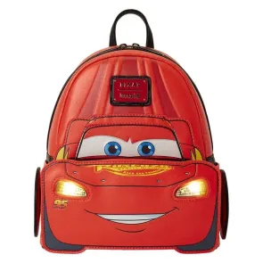 Cars by Loungefly Mini Rucksack 20th Anniversary Lightning McQueen Metallic LightUp