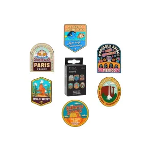 Disney Pixar Ansteck-Pins NATIONAL PARK STICKER MYPIN Blind Display (12)
